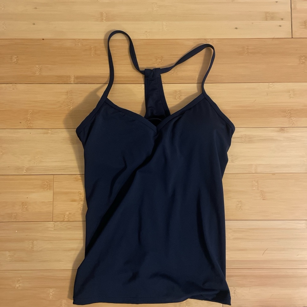 Navy Racerback Camisole Tank Top
